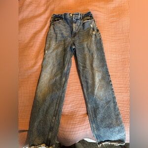 Abercrombie & Fitch Distressed Blue Jeans